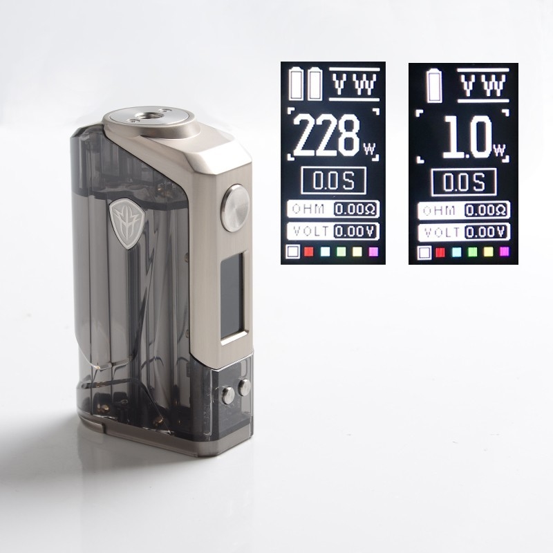 Van de Doosmod. van Rincoejellybox 228w van de Uitrustingen Dubbele 18650 Batterijen 4.8ml Sub het Ohmtank