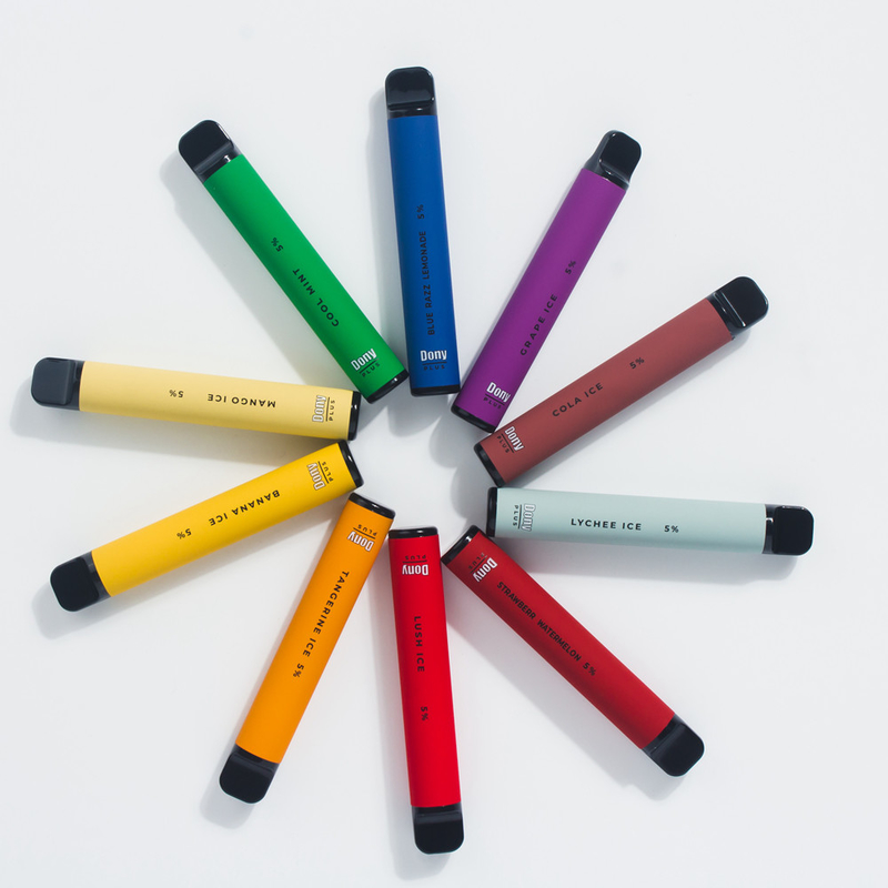 Dony ECO plus van de de Douanedamp van 800puffs 3.2ml Beschikbare de Sigaretten550mah Batterij 15 Aroma's