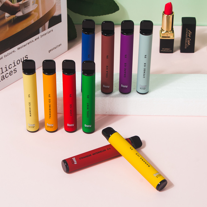 Dony ECO plus van de de Douanedamp van 800puffs 3.2ml Beschikbare de Sigaretten550mah Batterij 15 Aroma's