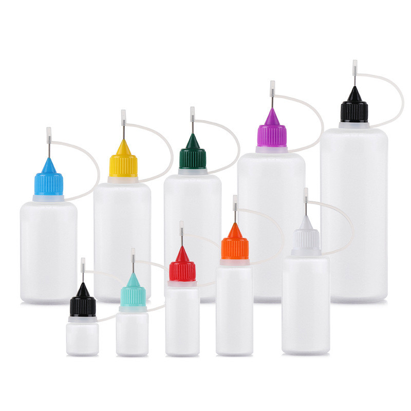 Naakte Eliquid-de Flessen3ml 5ml 10ml 30ml 50ml 60ml 100ml 120ml Lege Vape Flessen van het Naalduiteinde
