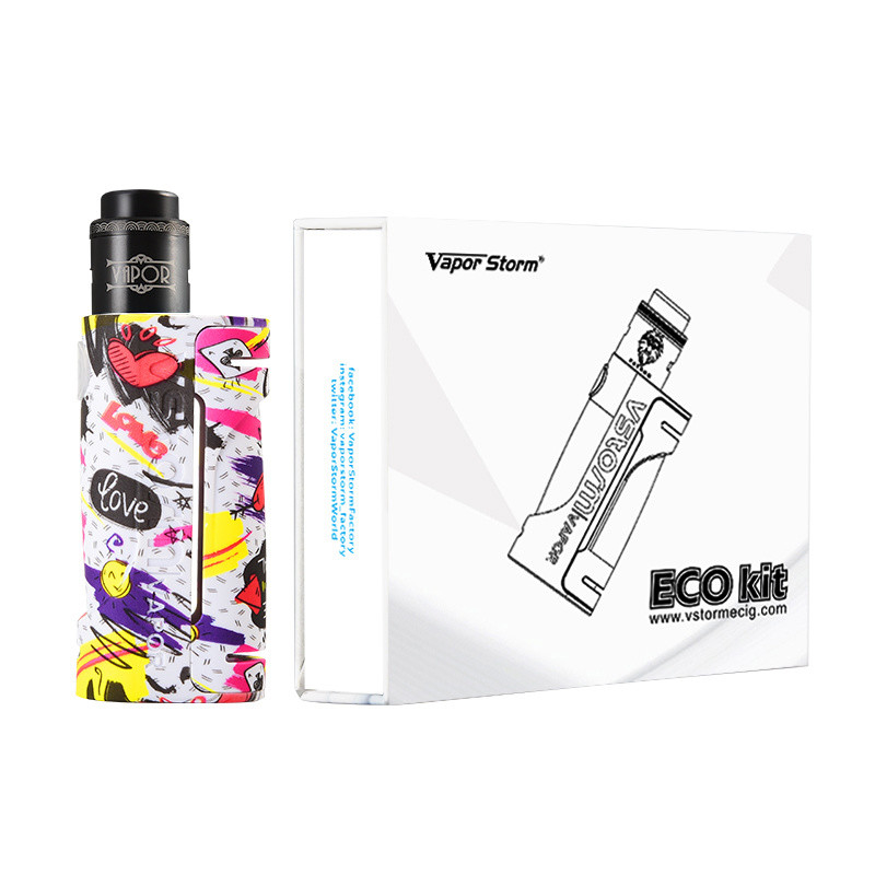 Abs Plastiek 18650 van de Doosmod. van Batterijvape de Uitrustingen 90W/de Uitrusting van Eco Rda van het Damponweer