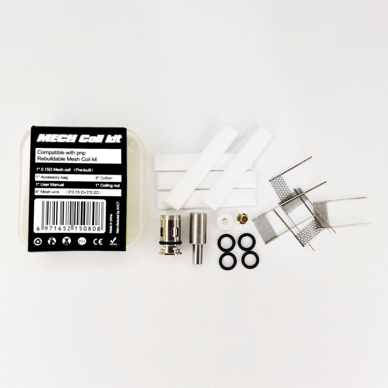 6 in 1 van de Vervangingstoebehoren van Voopoo Mesh Coil Kit Vape Coil Zak 28g