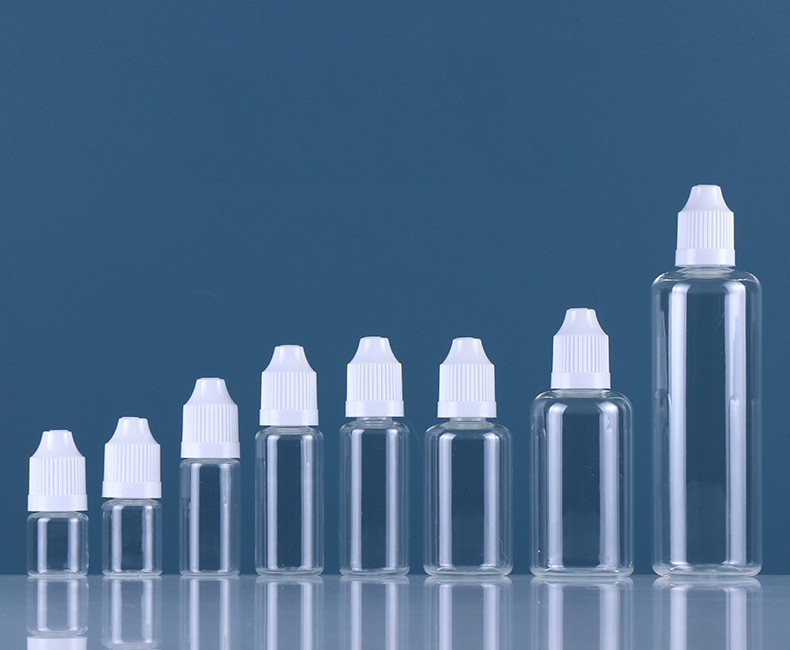 FCC Plastic HUISDIERENv3 Lege Ejuice Fles die vloeibaar Duidelijk de Flessen Kleurrijk Schroefdeksel roken van E