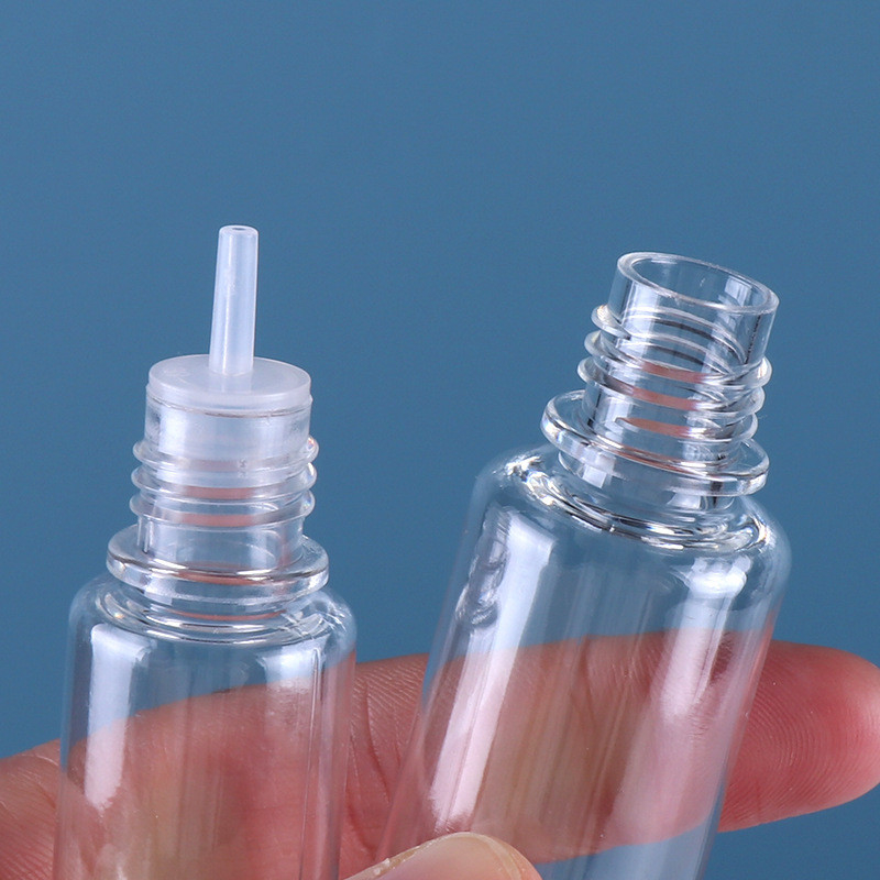 FCC Plastic HUISDIERENv3 Lege Ejuice Fles die vloeibaar Duidelijk de Flessen Kleurrijk Schroefdeksel roken van E
