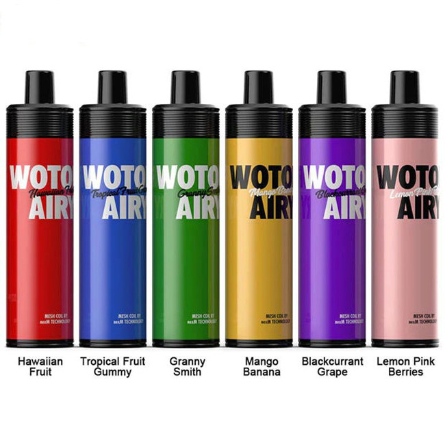 Oplaadbare 1000 trekjes Wegwerp Vape Pod Device Kit Wotofo Airy Portable Pod Vape