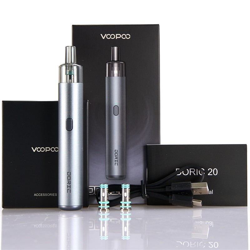 1500mah de Dorische 20 2ml E Sigaret Vaper van ITO Coil Refillable Pod Vapes Voopoo