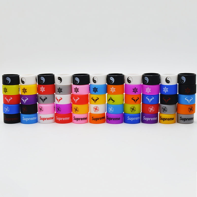 Kleurrijk Rubbervape-Silicone Ring Band Superman Flash Captain