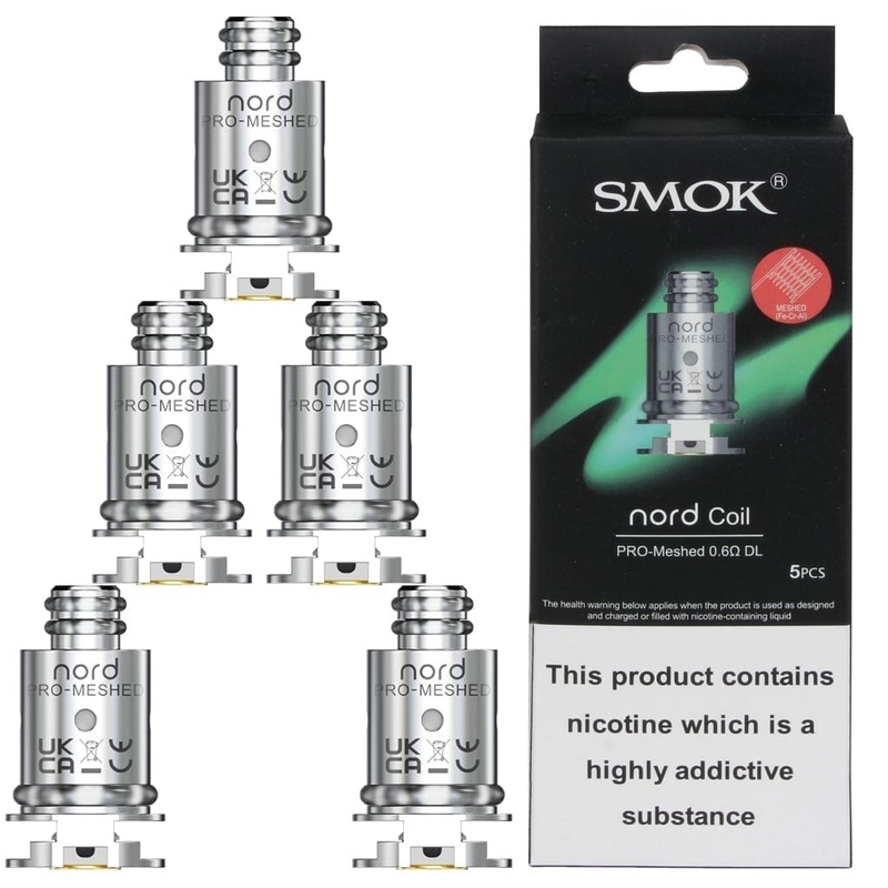 Van de de Rol5pcs Vape Rol van Smoknord de Provervanging Mesh Coil For DL/MTL