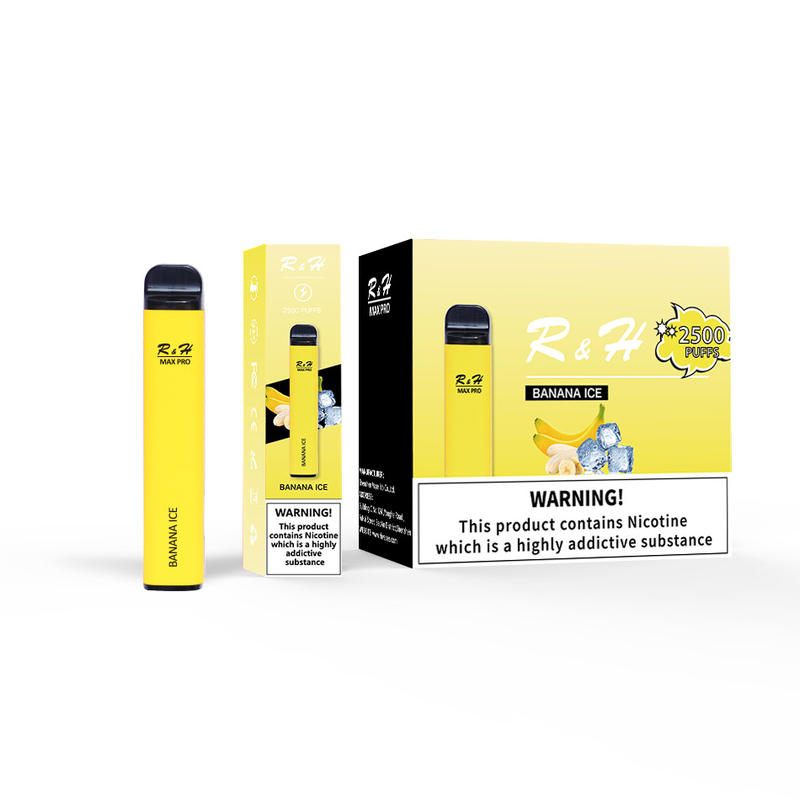 Beschikbare Peul Vapes Max Pro 8ml 950mah 2500 Rookwolken 1.3ohm Mesh Coil Disposable Kit