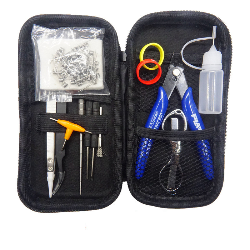 Van het Hulpmiddelkit electronic cigarette accessories bag van Mini Vape DIY X6 van de de Bandrol het Kaliberkatoen