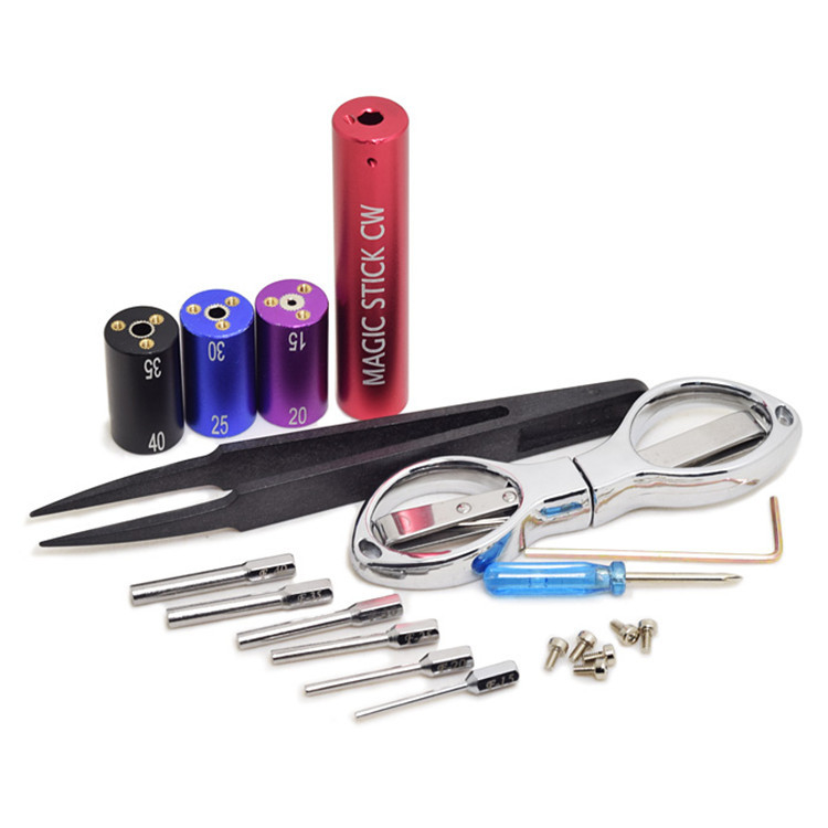 Elektronisch van de Rolvape van Sigarettoebehoren van het de Spoelhulpmiddel van het de Uitrustingsdiy Vaping Subohm de Hulpmiddelenpincet 6 - binnen - 1