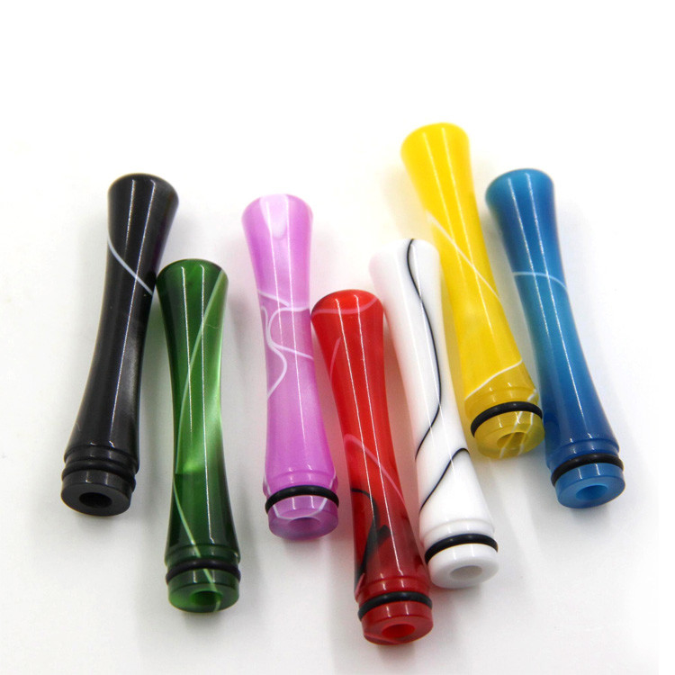 Tipt Lange Acryldruppel 510 het Kleurrijke e-Mondstuk van Vape van de Sigaretverstuiver