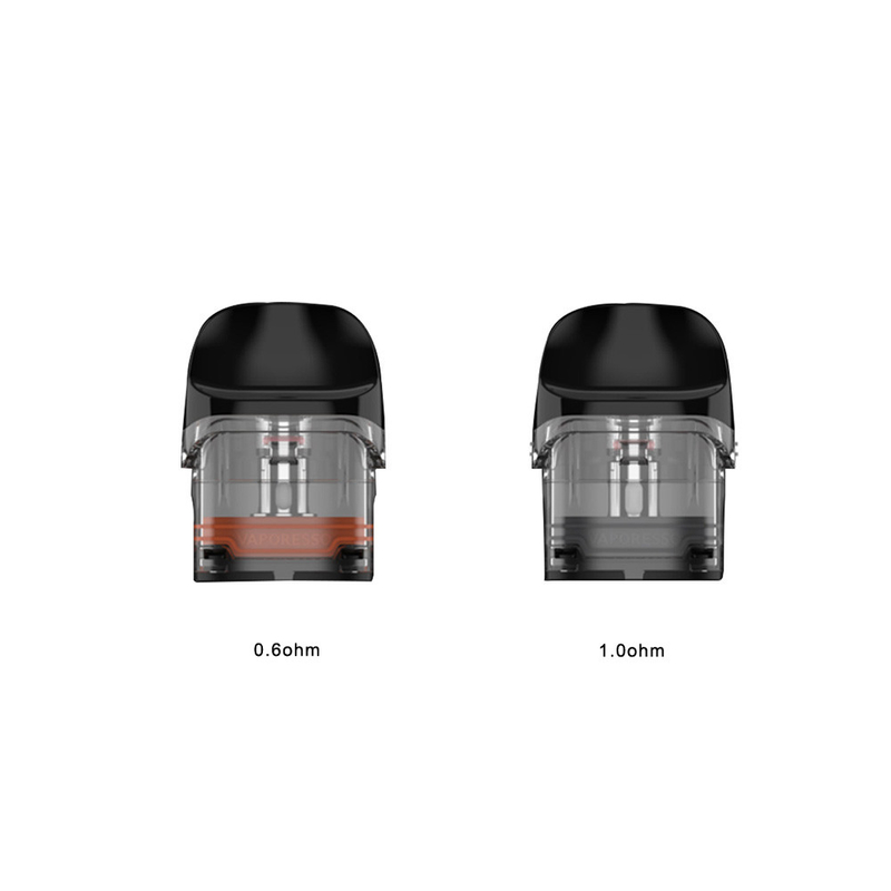 Lege de Peulpatronen 2ml 0.6ohm 1.0ohm 4pcs van Vaporessoluxe QS voor de Uitrustings/Luxe Q Uitrusting van Luxe QS