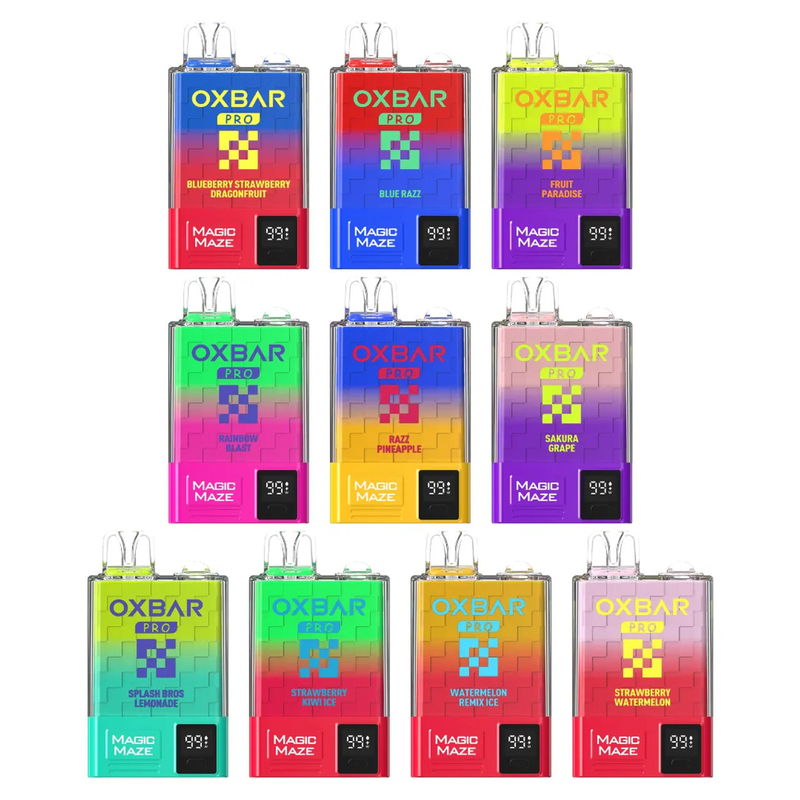 Oxbar Magic Maze Pro 10k wegwerpdamperaar 10000 puffs 900mah 18 ml vloeistof 5% wegwerpdampen kit