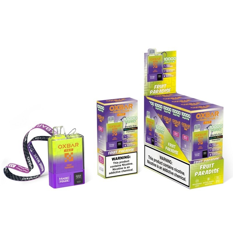 Oxbar Magic Maze Pro 10k wegwerpdamperaar 10000 puffs 900mah 18 ml vloeistof 5% wegwerpdampen kit