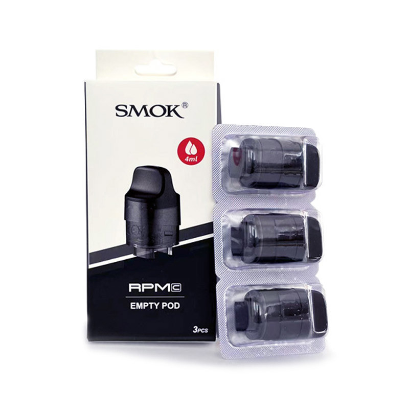 SMOK RPM C lege cartridge 4 ml 3 stuks per verpakking Standaard verpakkingstype