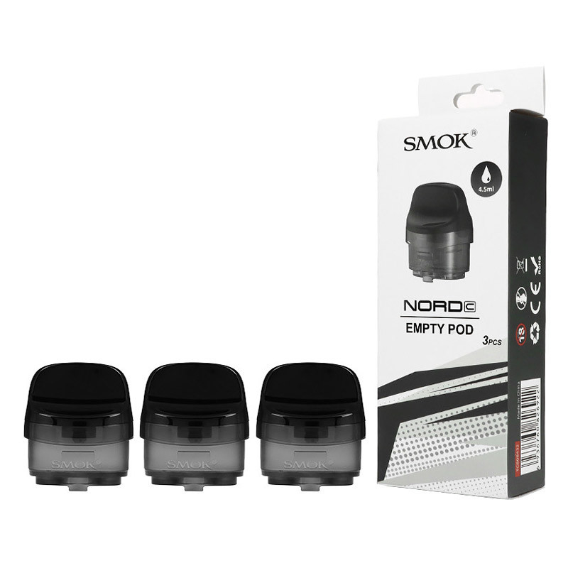 SMOK Nord C Leeg Pod Cartridge 4,5 ml 3 stuks/verpakking Topvulling Leeg Pods