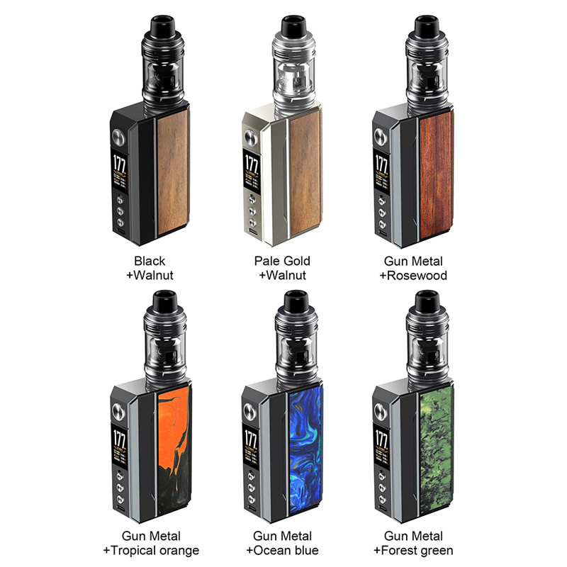 Voopoo Drag 4 Kit 177w 4ml 5.5ml Voor alle Pnp spoelen Uforce-L Tank Dual 18650 Battery Box Kits