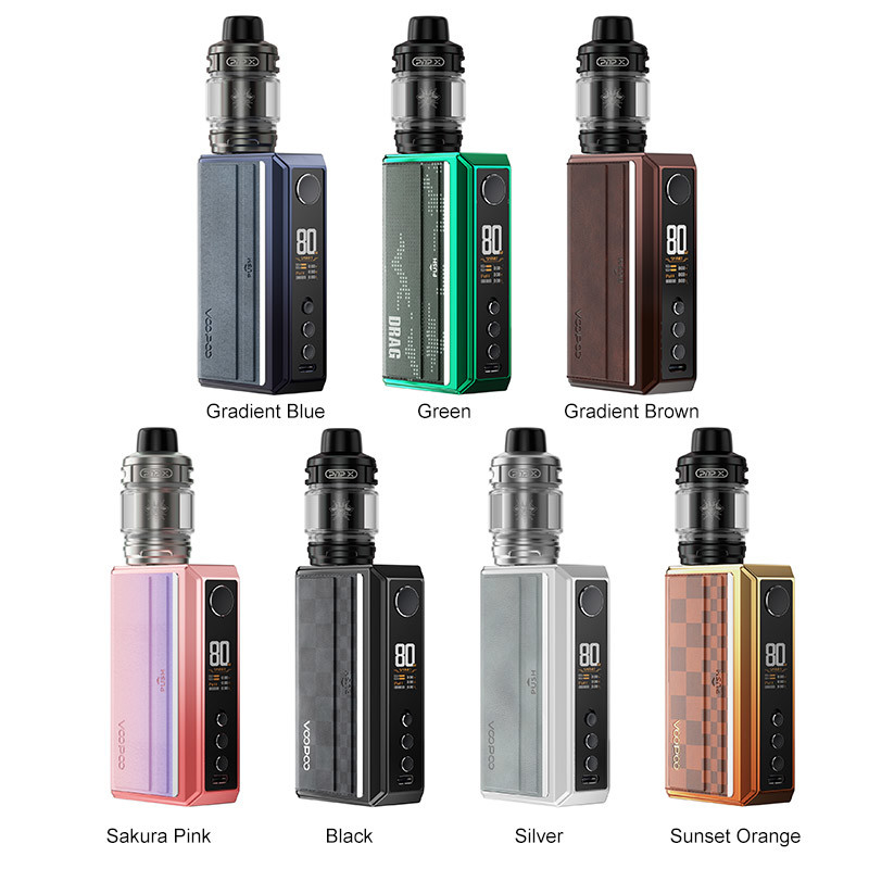 Voopoo Drag 5 Pod Mod kit 177w 18650 Batterij kits met PnP X spoel 5.5ml