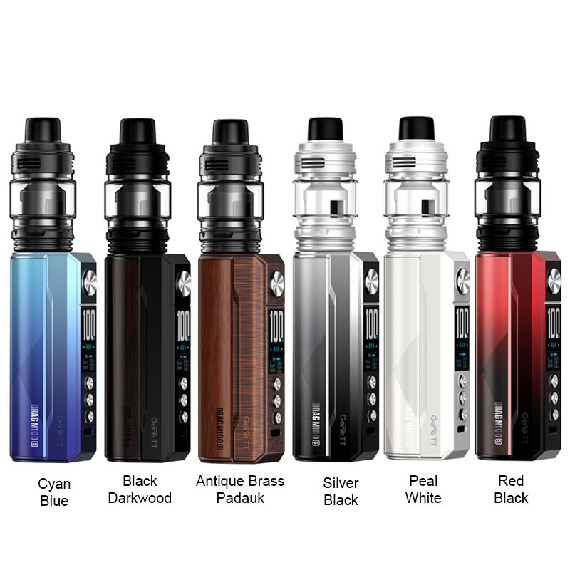 Voopoo Drag M100S Mod Kit 100w met PnP spoel 5.5ml 0.5ohm Vape Kits