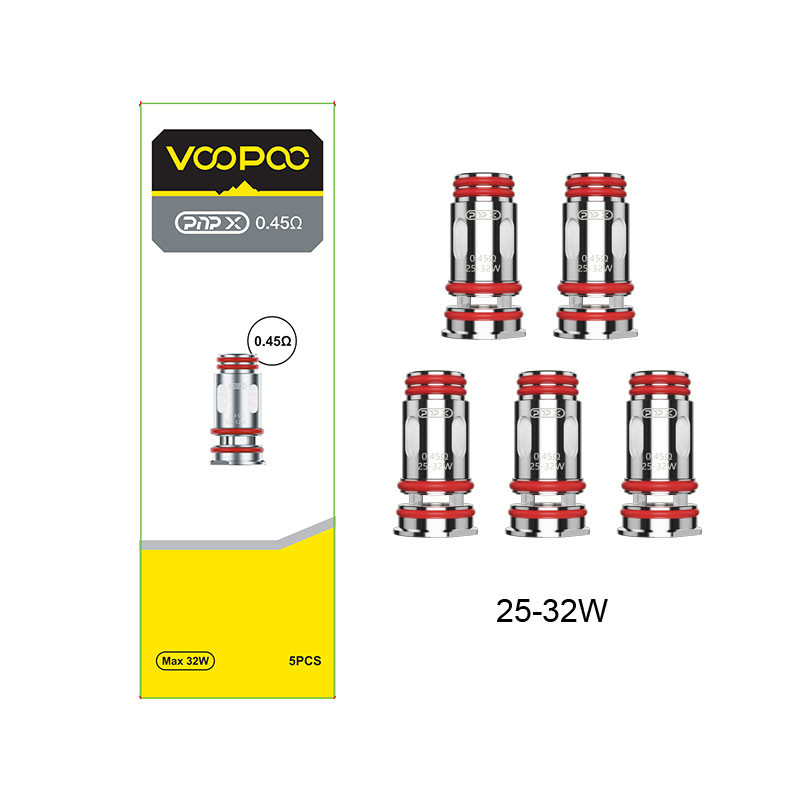Voopoo PnP X vervangende spoel 5 stuks / verpakking voor Argus Pro 2 Kit / Drag 5 Kit / Uforce-X Tank / Doric 60 Pro