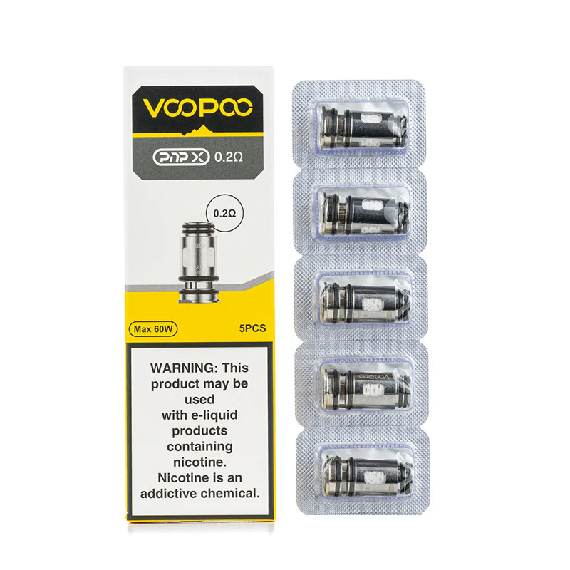 Voopoo PnP X vervangende spoel 5 stuks / verpakking voor Argus Pro 2 Kit / Drag 5 Kit / Uforce-X Tank / Doric 60 Pro
