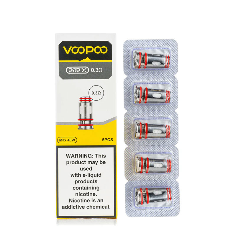Voopoo PnP X vervangende spoel 5 stuks / verpakking voor Argus Pro 2 Kit / Drag 5 Kit / Uforce-X Tank / Doric 60 Pro