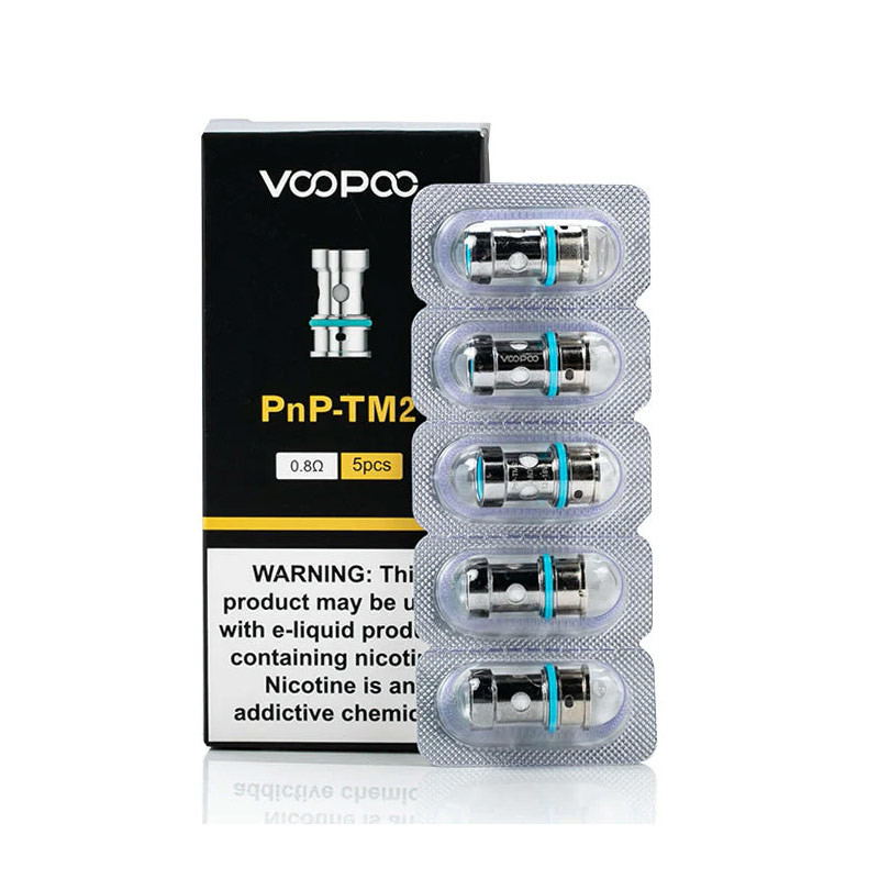 Voopoo PnP vervangende spoelen 5 stuks per verpakking voor Drag Baby/Mini/2/S/X,VINCI Series Kit,Argus Pro,PnP 20/22,V.SUIT