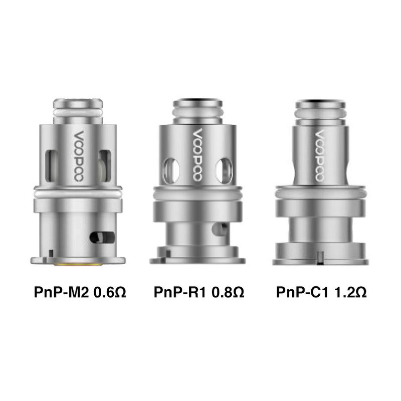 Voopoo PnP vervangende spoelen 5 stuks per verpakking voor Drag Baby/Mini/2/S/X,VINCI Series Kit,Argus Pro,PnP 20/22,V.SUIT